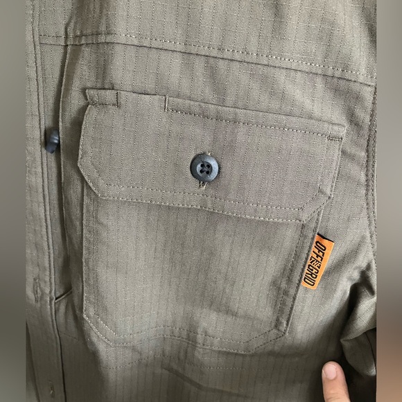 OFF THE GRID - Thunderbolt shirt- short sleeve (Olive) - Picture 6 of 12